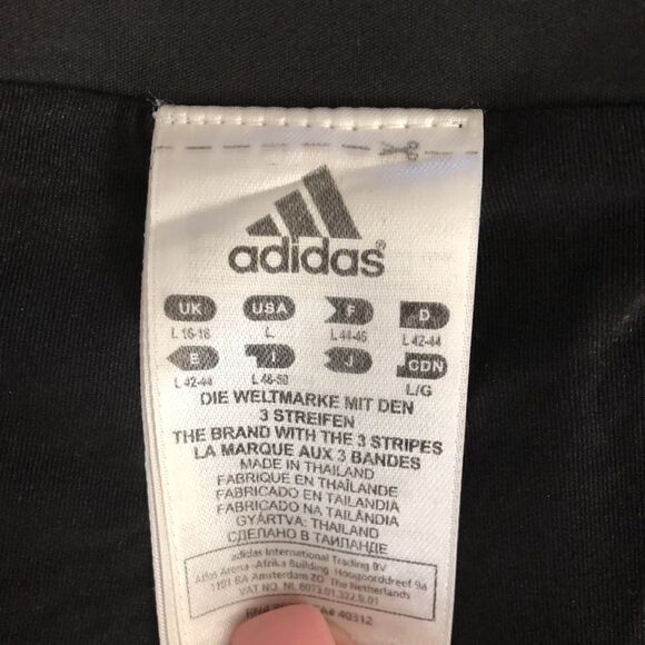 Adidas Climalite  Tennis Skort Size L Black GUC - Picture 6 of 8